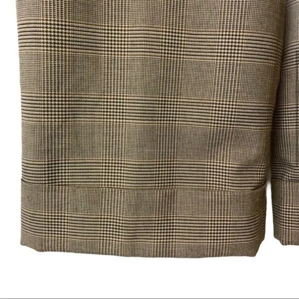 Charter Club Petite Allison Fit Cropped Length Plaid Pants Women Size 4P‎ New